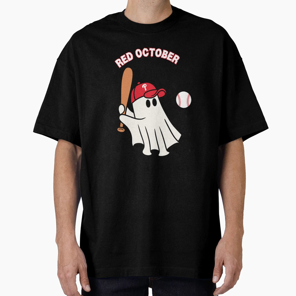 Red October Baseball T-Shirt - Aesthetic Graphic Unisex - T-Shirt, Sweatshirt, Hoodie