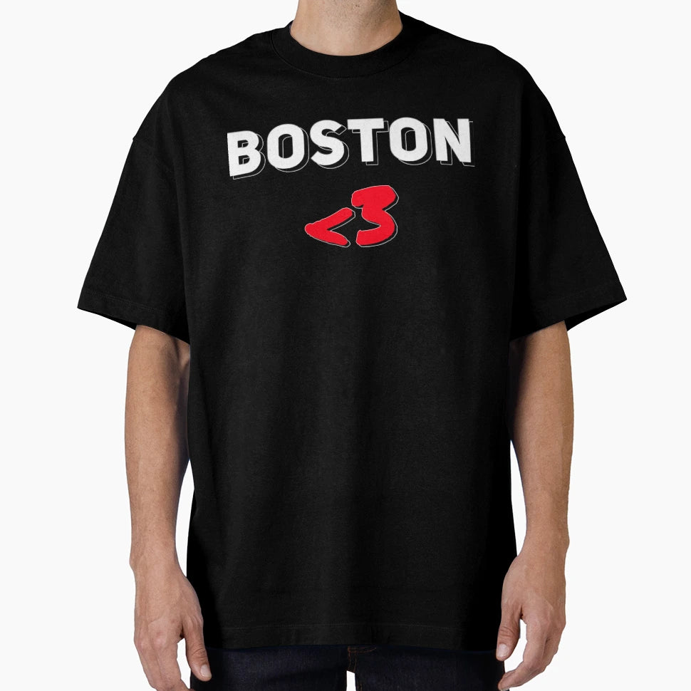 I Love Boston T-Shirt - Minimalist Print for Adults - T-Shirt, Sweatshirt, Hoodie