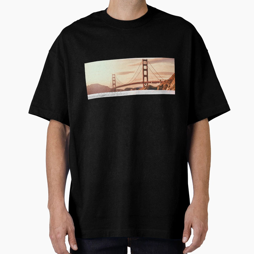 Places Series Golden Gate Bridge San T-Shirt - Streetwear Style for Adults - T-Shirt, Sweatshirt, Hoodie