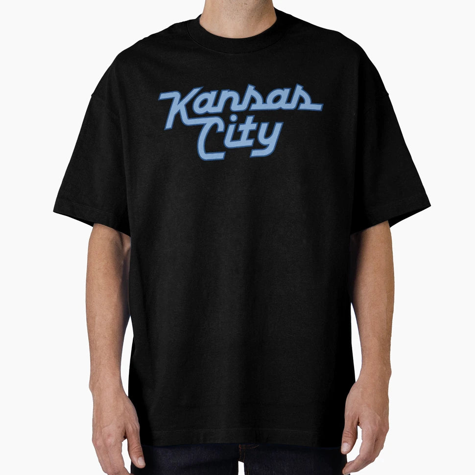 Kansas City Blue Logo T-Shirt - Novelty Apparel Men Women - T-Shirt, Sweatshirt, Hoodie