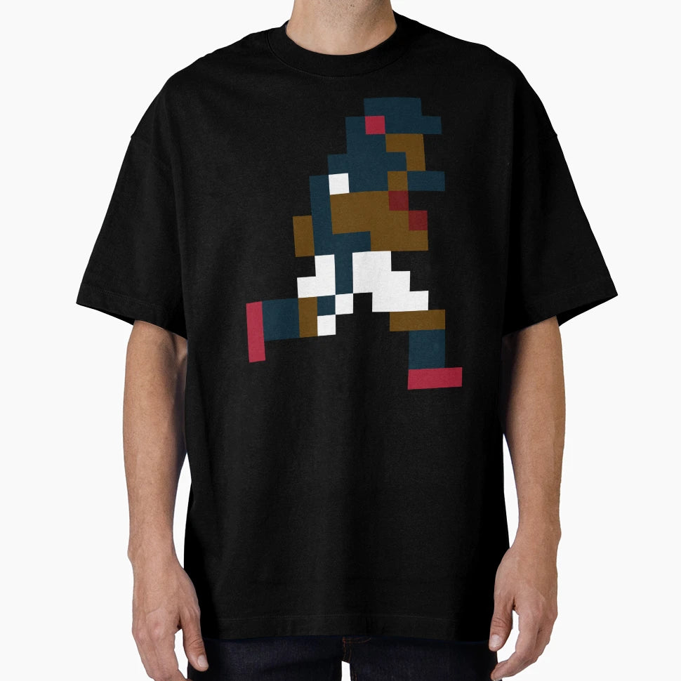 8 Bit Houston Pixel Football Player T-Shirt - Minimalist Print Men Women - T-Shirt, Sweatshirt, Hoodie