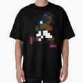 8 Bit Houston Pixel Football Player T-Shirt - Minimalist Print Men Women - T-Shirt, Sweatshirt, Hoodie