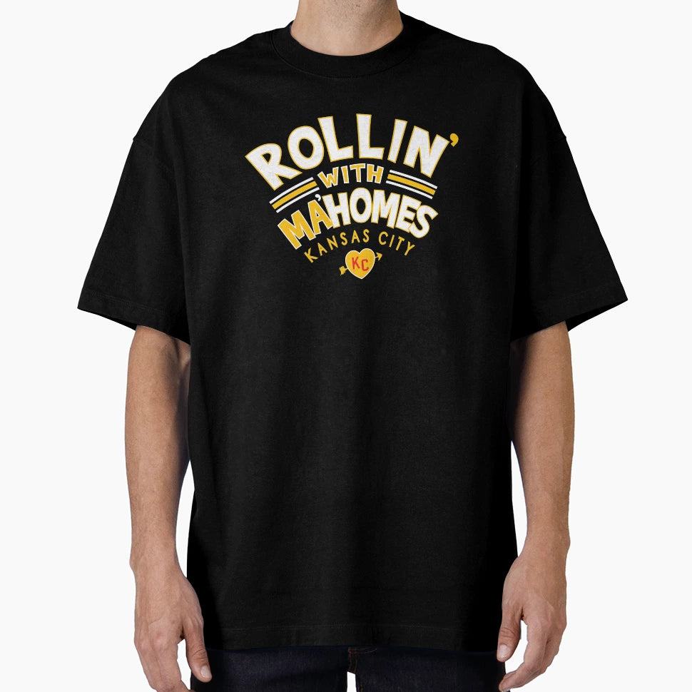 2021 Kansas City Kc Super Rollin Mahomes T-Shirt - Minimalist Print Unisex - T-Shirt, Sweatshirt, Hoodie