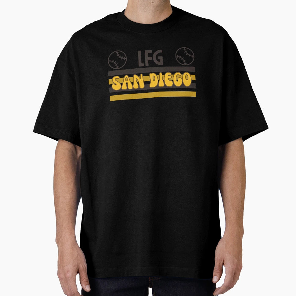 Lfgsd San Diego Baseball Fan City T-Shirt - Fun Novelty Design Men Women - T-Shirt, Sweatshirt, Hoodie