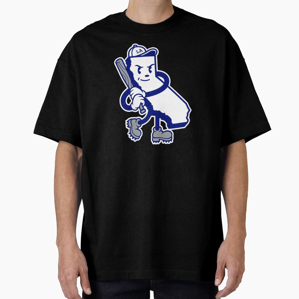 Los Angeles Baseball State T-Shirt - Unique Graphic Men Women - T-Shirt, Sweatshirt, Hoodie