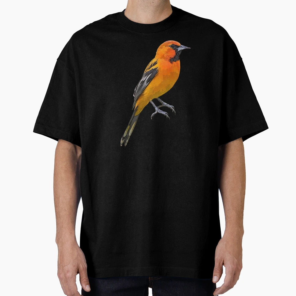 Streak Backed Oriole Color T-Shirt - Streetwear Style for Adults - T-Shirt, Sweatshirt, Hoodie