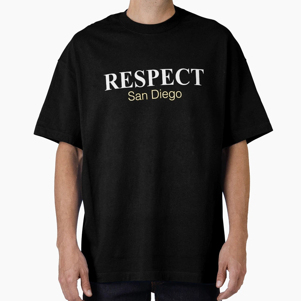 Respect San Diego Gift Sport Fans T-Shirt - Trendy Graphic Men Women - T-Shirt, Sweatshirt, Hoodie