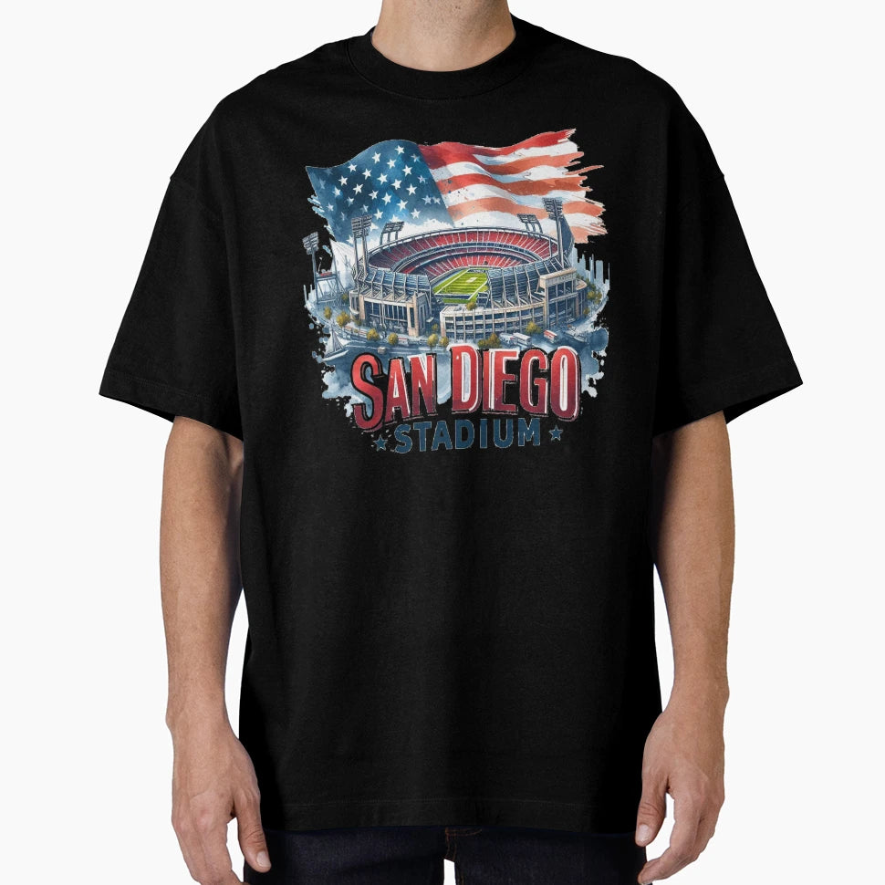 San Diego Stadium T-Shirt - Unique Graphic Men Women - T-Shirt, Sweatshirt, Hoodie