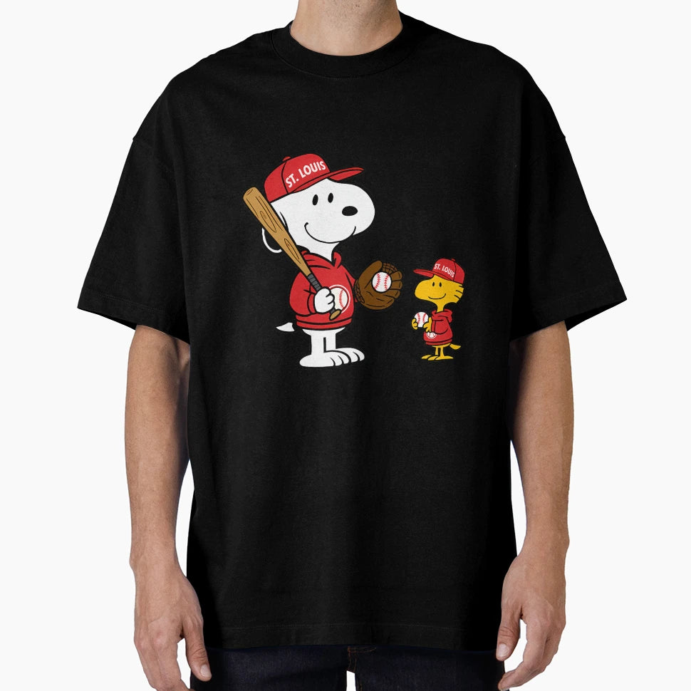 St Louis Cardinals Snoopy And T-Shirt - Fun Novelty Design Men Women - T-Shirt, Sweatshirt, Hoodie