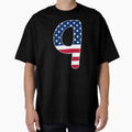 Letter Q Lower Case Alphabet T-Shirt - Streetwear Style for Adults - T-Shirt, Sweatshirt, Hoodie