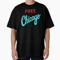 Keep Free Chicago Il People T-Shirt - Trendy Graphic for Adults - T-Shirt, Sweatshirt, Hoodie