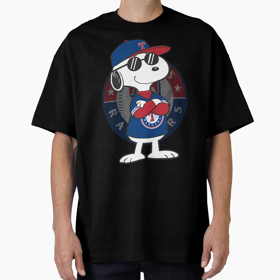 Snoopy Rangers Baseball T-Shirt - Trendy Graphic Unisex - T-Shirt, Sweatshirt, Hoodie