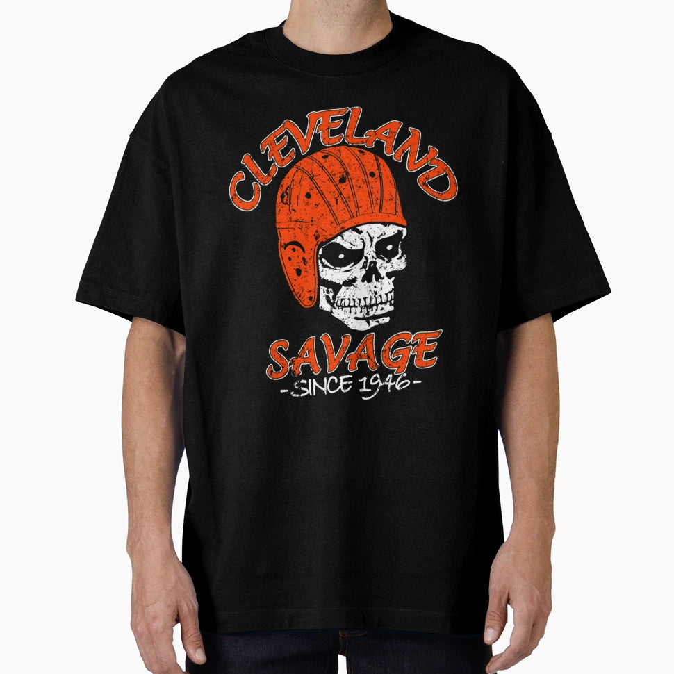 Cleveland Football Fan Savage 1946 T-Shirt - Trendy Graphic for Adults - T-Shirt, Sweatshirt, Hoodie