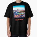 Boston Oil Painting T-Shirt - Fun Novelty Design Men Women - T-Shirt, Sweatshirt, Hoodie
