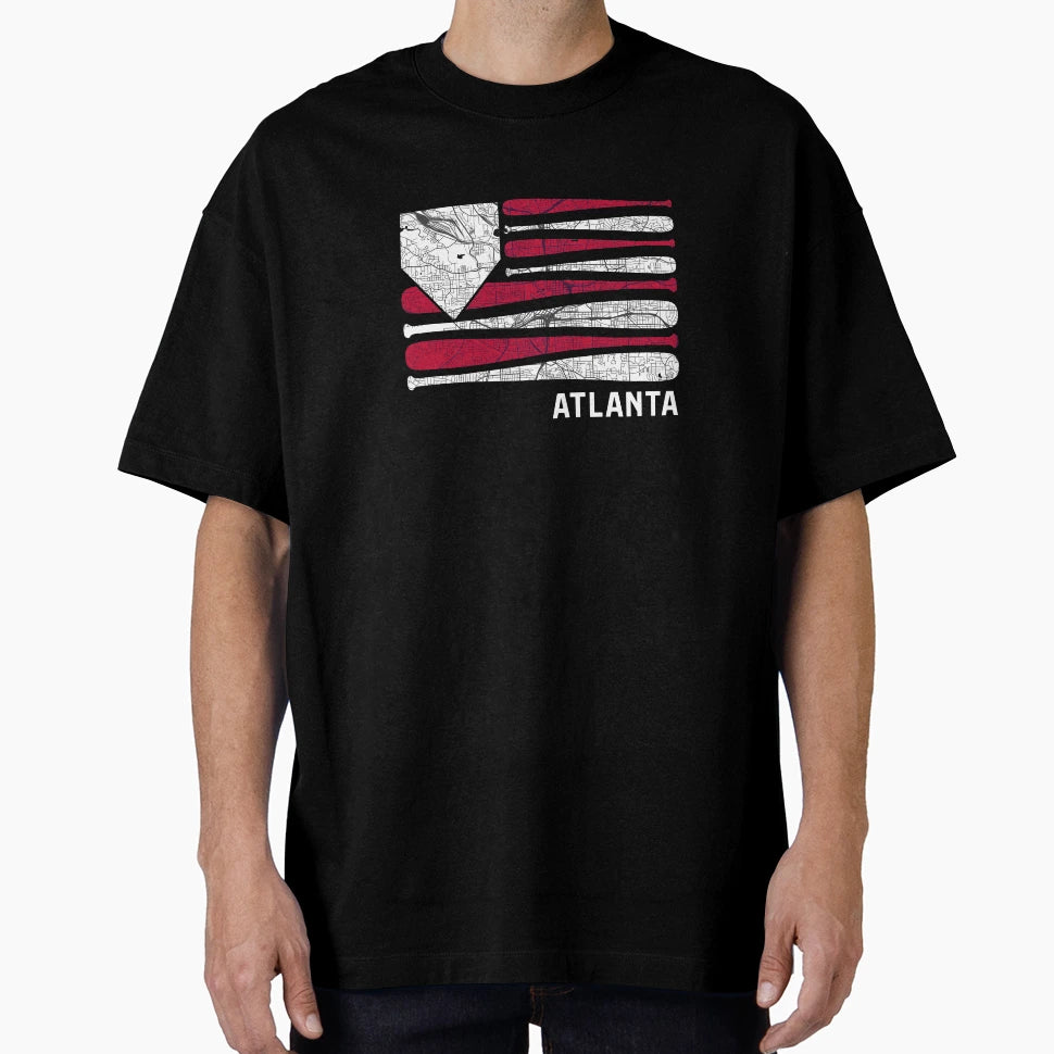 Atlanta Baseball Is American T-Shirt - Streetwear Style Unisex - T-Shirt, Sweatshirt, Hoodie