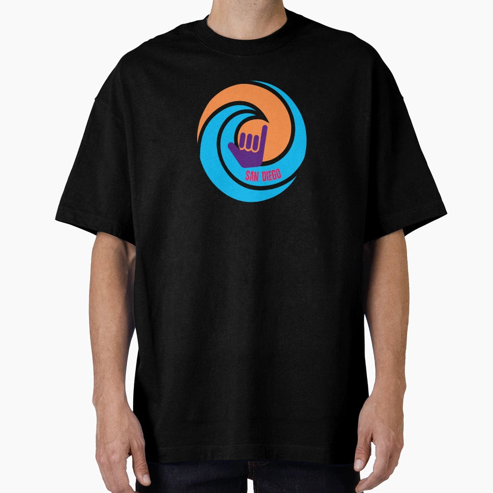 Surfing San Diego California T-Shirt - Trendy Graphic Unisex - T-Shirt, Sweatshirt, Hoodie