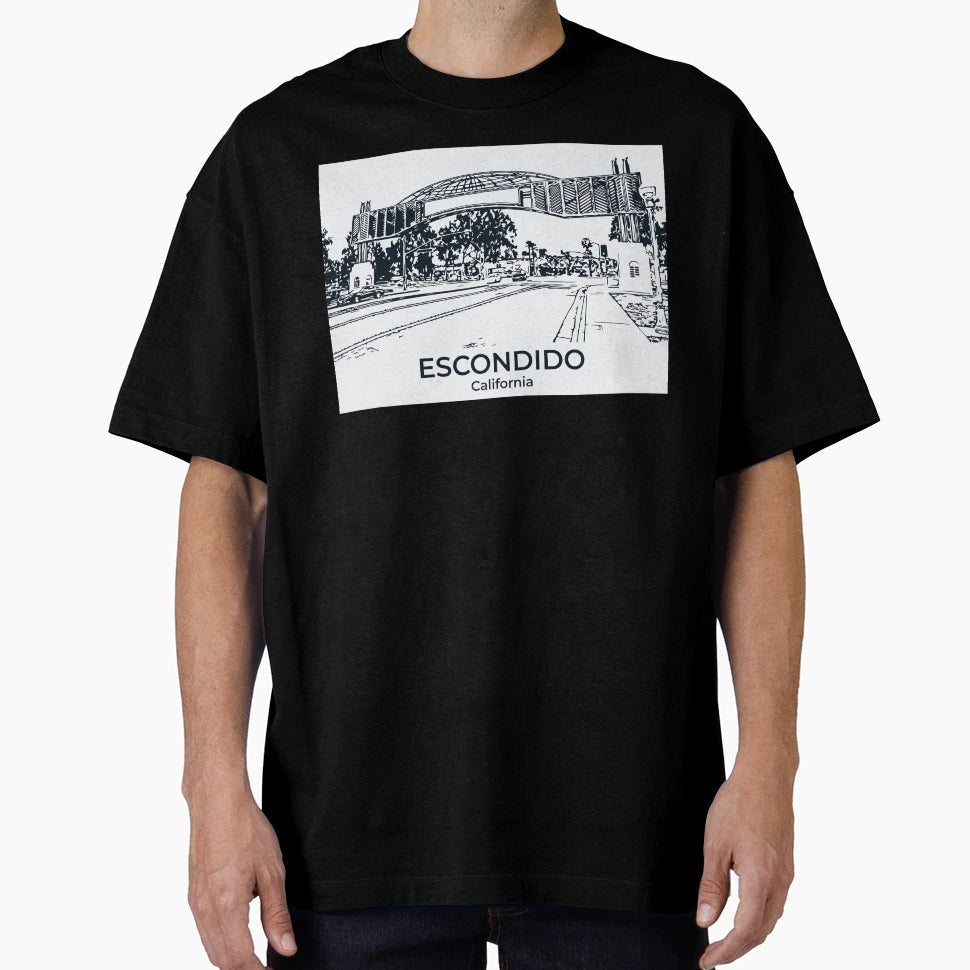 Escondido California T-Shirt - Minimalist Print for Adults - T-Shirt, Sweatshirt, Hoodie