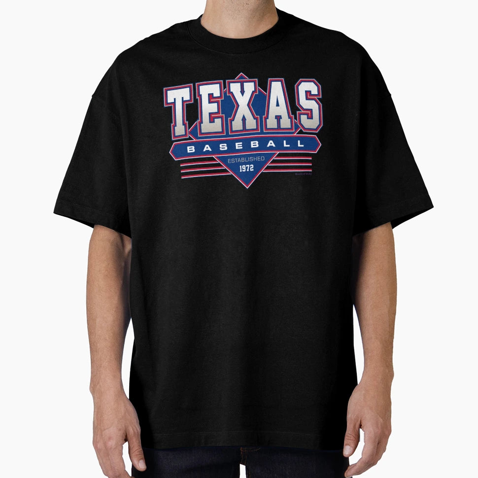 Texas Arlington Baseball Rangers T-Shirt - Streetwear Style for Adults - T-Shirt, Sweatshirt, Hoodie