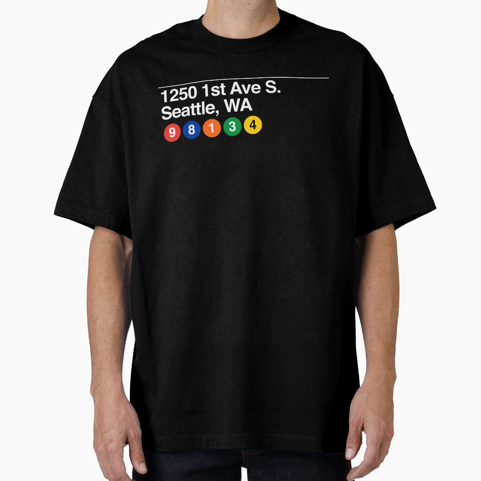 T Mobile Park 1250 1St Ave S Seattle T-Shirt - Custom Art Print Men Women - T-Shirt, Sweatshirt, Hoodie