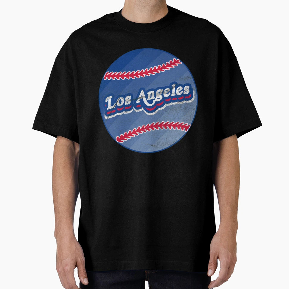 Los Angeles Baseball T-Shirt - Custom Art Print Unisex - T-Shirt, Sweatshirt, Hoodie