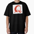 Letter Q Red Initial Monogram T-Shirt - Custom Art Print for Adults - T-Shirt, Sweatshirt, Hoodie