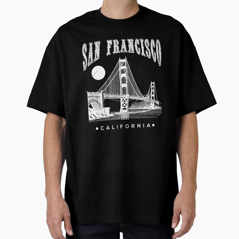 San Francisco California Bay Area T-Shirt - Minimalist Print for Adults - T-Shirt, Sweatshirt, Hoodie
