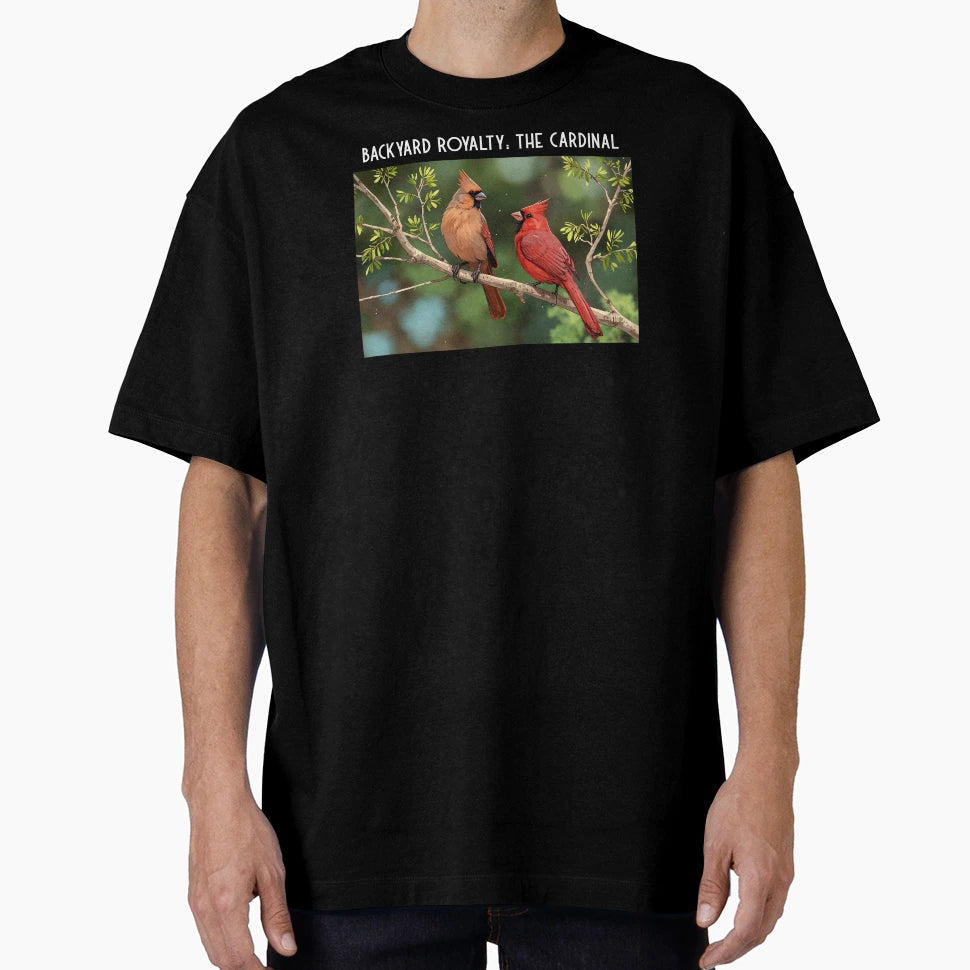 Backyard Royalty Cardinal Cardinals T-Shirt - Graphic Print Men Women - T-Shirt, Sweatshirt, Hoodie