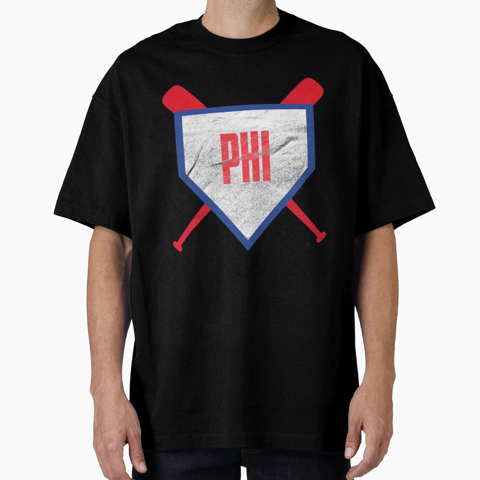 Philadelphia Abbreviation Baseball T-Shirt - Custom Art Print for Adults - T-Shirt, Sweatshirt, Hoodie