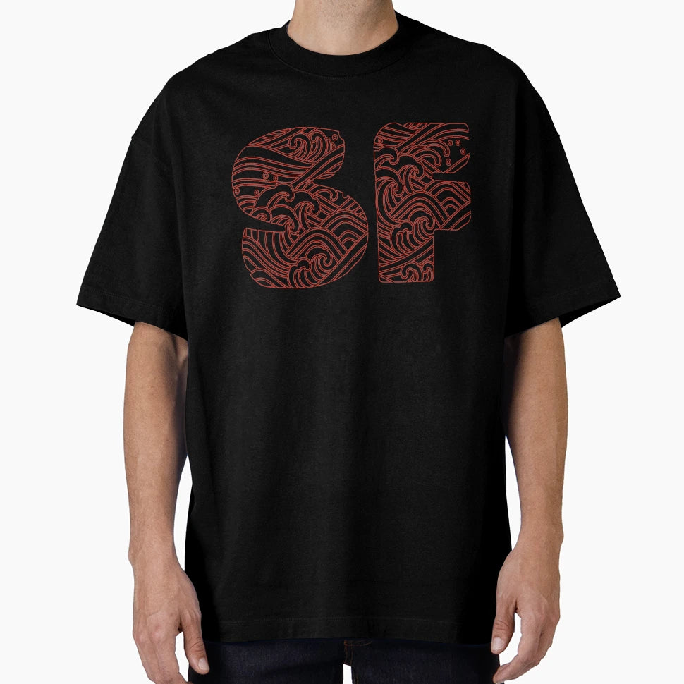 Sf San Francisco T-Shirt - Custom Art Print for Adults - T-Shirt, Sweatshirt, Hoodie