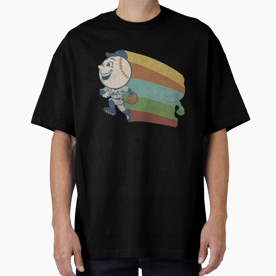 Mr Mets Character T-Shirt - Custom Art Print Men Women - T-Shirt, Sweatshirt, Hoodie