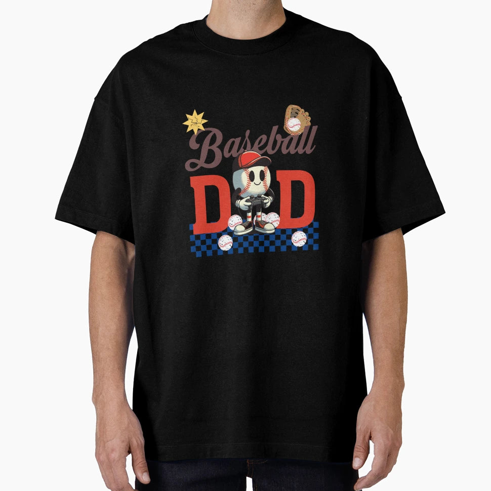 Baseball Dad Game Day Baseball Dad T-Shirt - Streetwear Style Unisex - T-Shirt, Sweatshirt, Hoodie