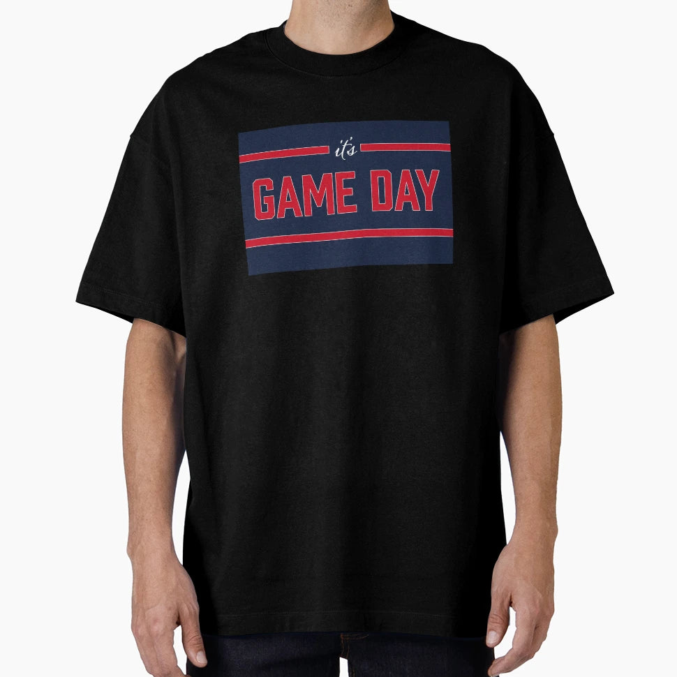 Its Game Day Navy Red T-Shirt - Unique Graphic for Adults - T-Shirt, Sweatshirt, Hoodie