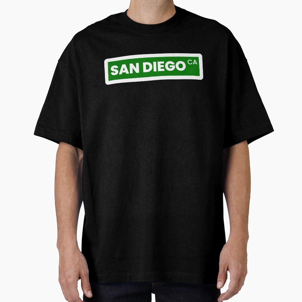 San Diego Ca Street Sign T-Shirt - Graphic Print Men Women - T-Shirt, Sweatshirt, Hoodie