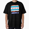 Chicago Northside Flag T-Shirt - Fun Novelty Design for Adults - T-Shirt, Sweatshirt, Hoodie