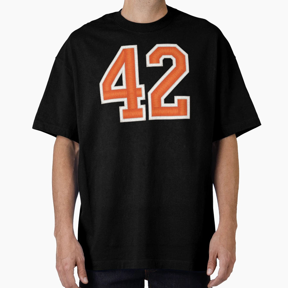 Sports Number 42 Jersey Forty Two T-Shirt - Casual Everyday Wear Unisex - T-Shirt, Sweatshirt, Hoodie