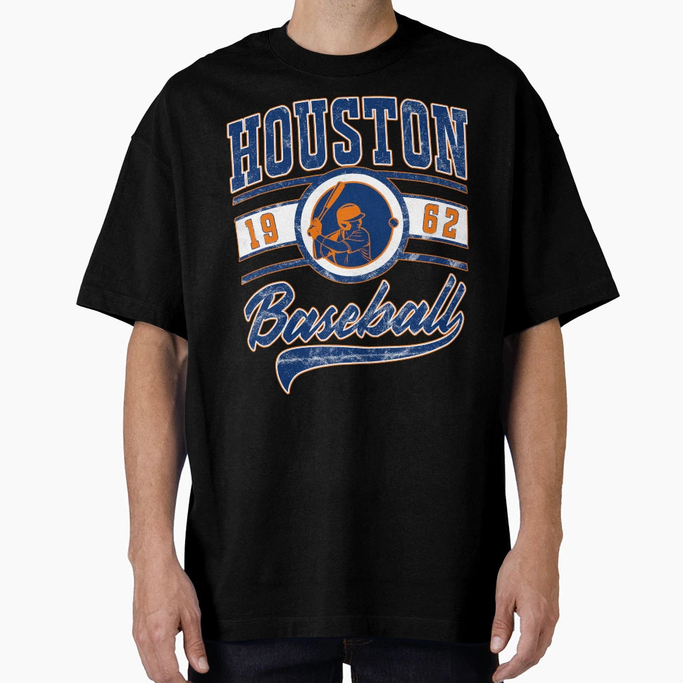 Houston Baseball T-Shirt - Minimalist Print Unisex - T-Shirt, Sweatshirt, Hoodie
