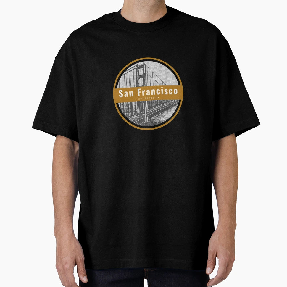 San Francisco California Golden Gate T-Shirt - Unique Graphic for Adults - T-Shirt, Sweatshirt, Hoodie