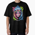 Detroit Lion T-Shirt - Aesthetic Graphic for Adults - T-Shirt, Sweatshirt, Hoodie