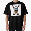 Travball Logo Illustration Crossed Bats T-Shirt - Unique Graphic for Adults - T-Shirt, Sweatshirt, Hoodie
