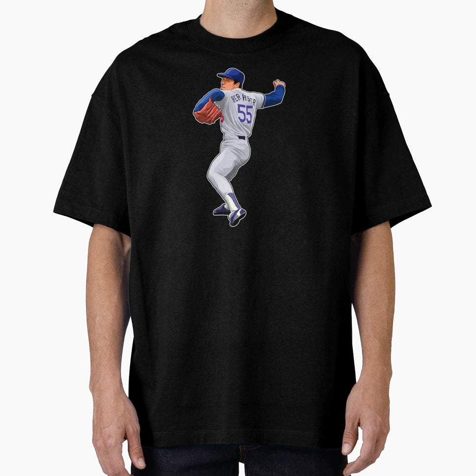 Orel Hershiser 55 Power Legend Pitches T-Shirt - Graphic Print Unisex - T-Shirt, Sweatshirt, Hoodie