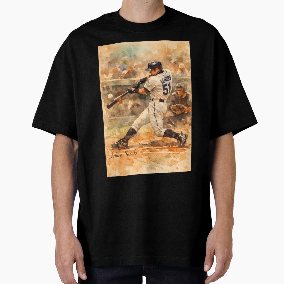 Ichiro Suzuki T-Shirt - Fun Novelty Design Men Women - T-Shirt, Sweatshirt, Hoodie