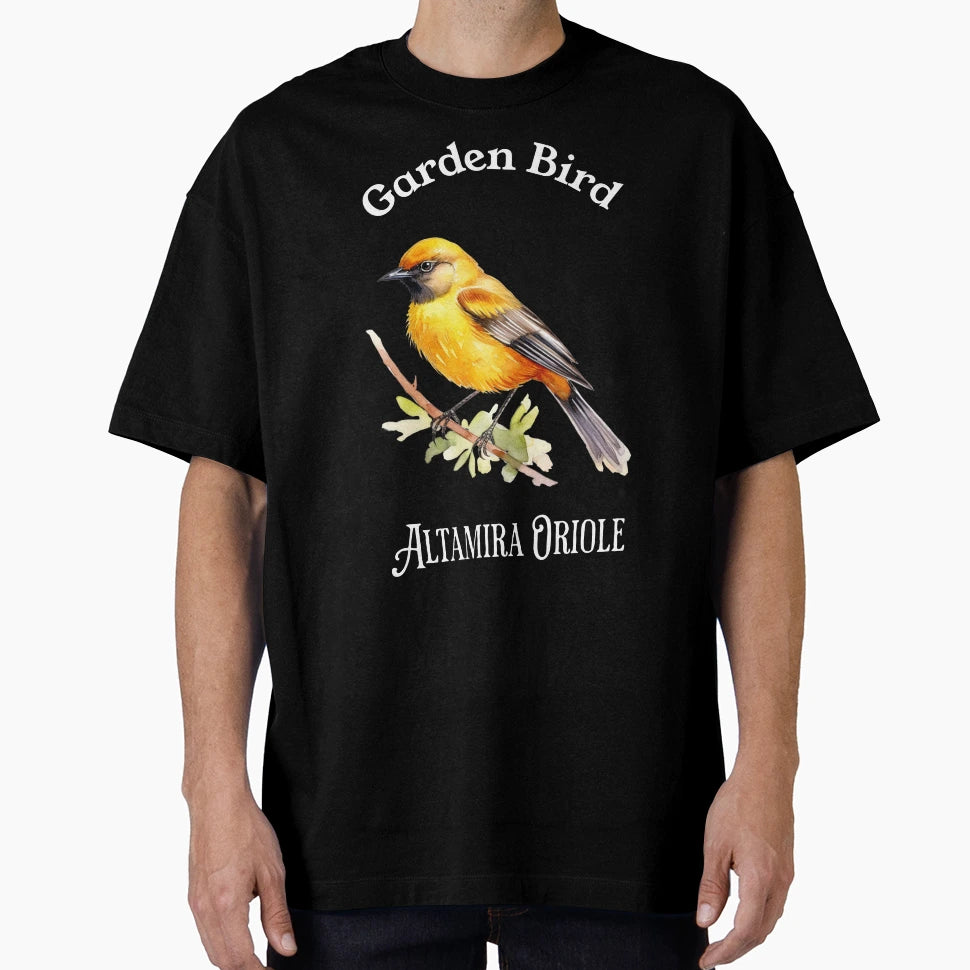 Garden Bird Altamira Oriole T-Shirt - Aesthetic Graphic for Adults - T-Shirt, Sweatshirt, Hoodie