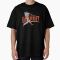 Detroit Baseball Slugger Home Run T-Shirt - Trendy Graphic Men Women - T-Shirt, Sweatshirt, Hoodie