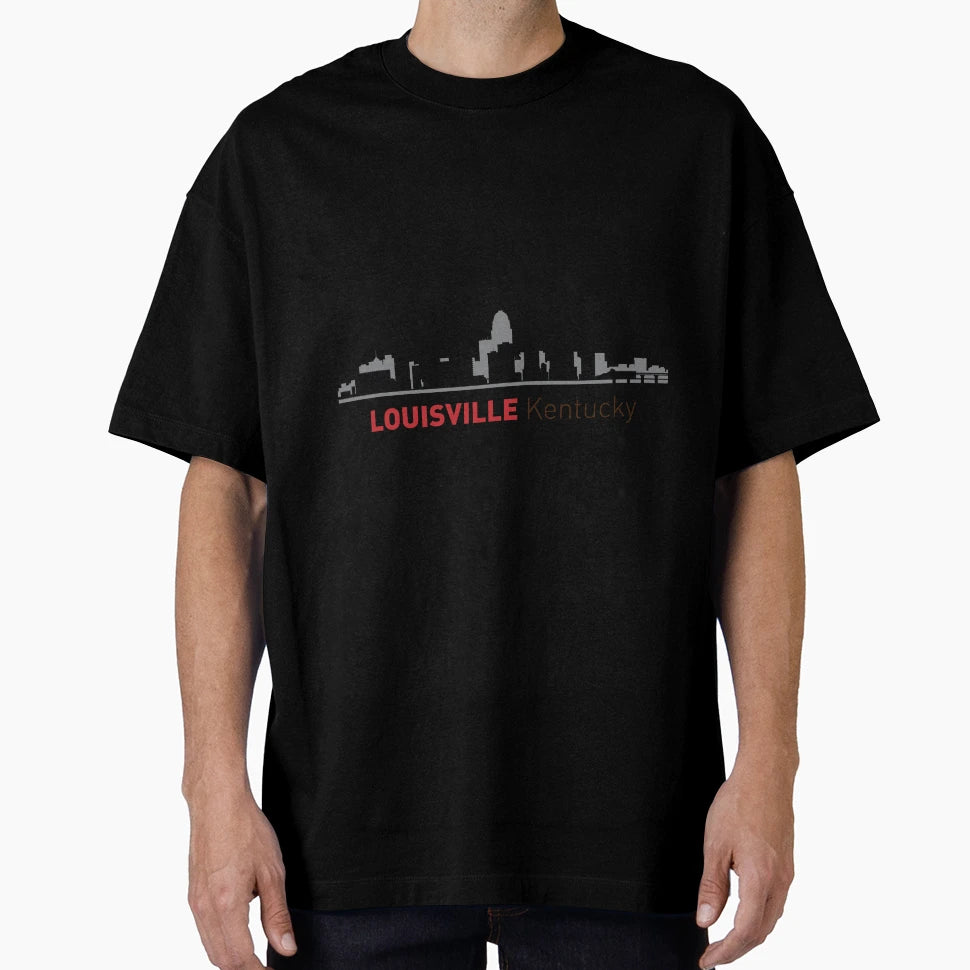 Louisville Skyline T-Shirt - Minimalist Print Men Women - T-Shirt, Sweatshirt, Hoodie