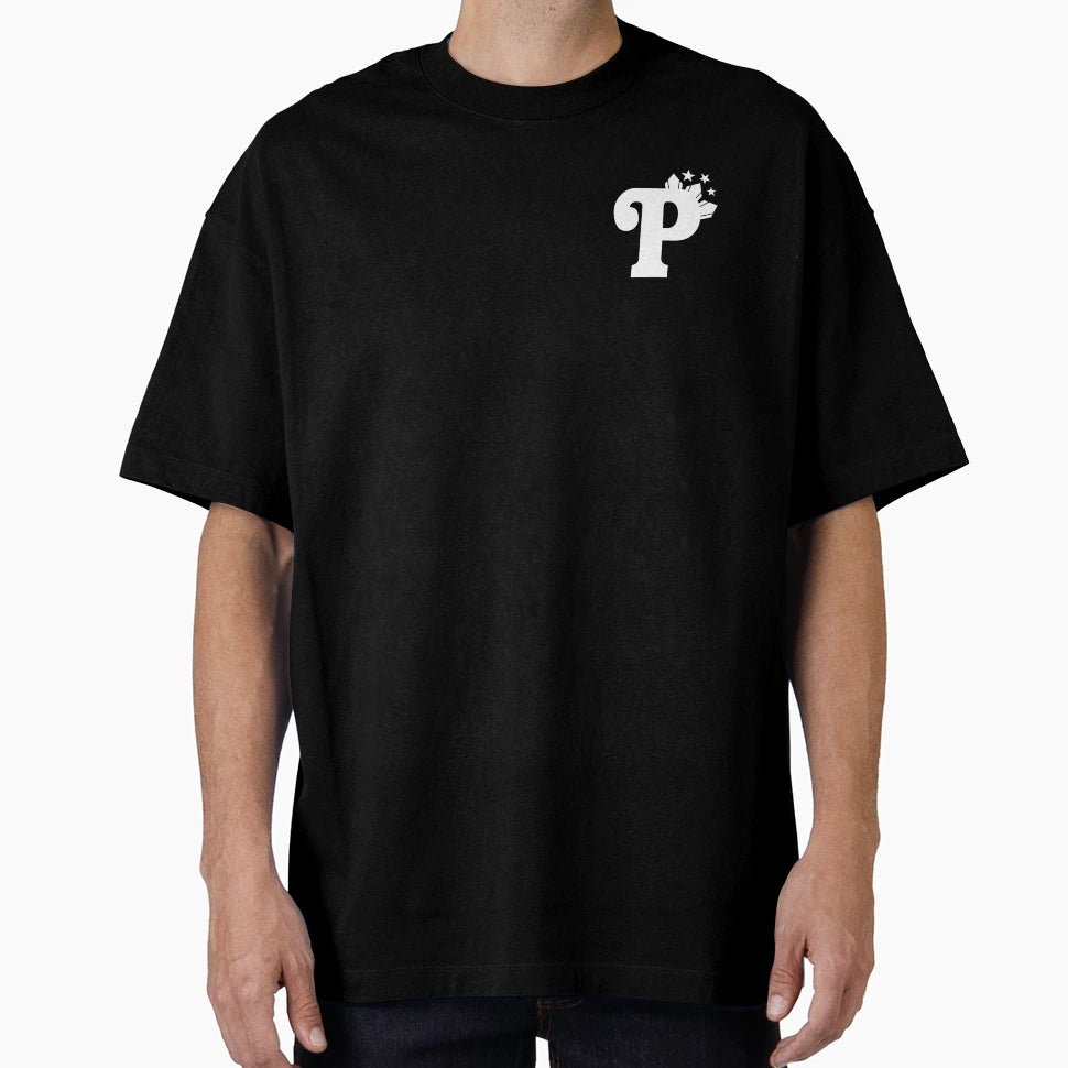 Pinoy Philippine Flag Logo Black T-Shirt - Casual Everyday Wear Unisex - T-Shirt, Sweatshirt, Hoodie