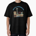 Seattle Washington T-Shirt - Aesthetic Graphic for Adults - T-Shirt, Sweatshirt, Hoodie