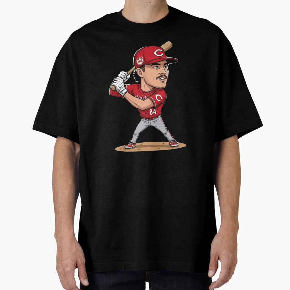 Cincinnati Baseball Player 84 Chibi T-Shirt - Unique Graphic Unisex - T-Shirt, Sweatshirt, Hoodie