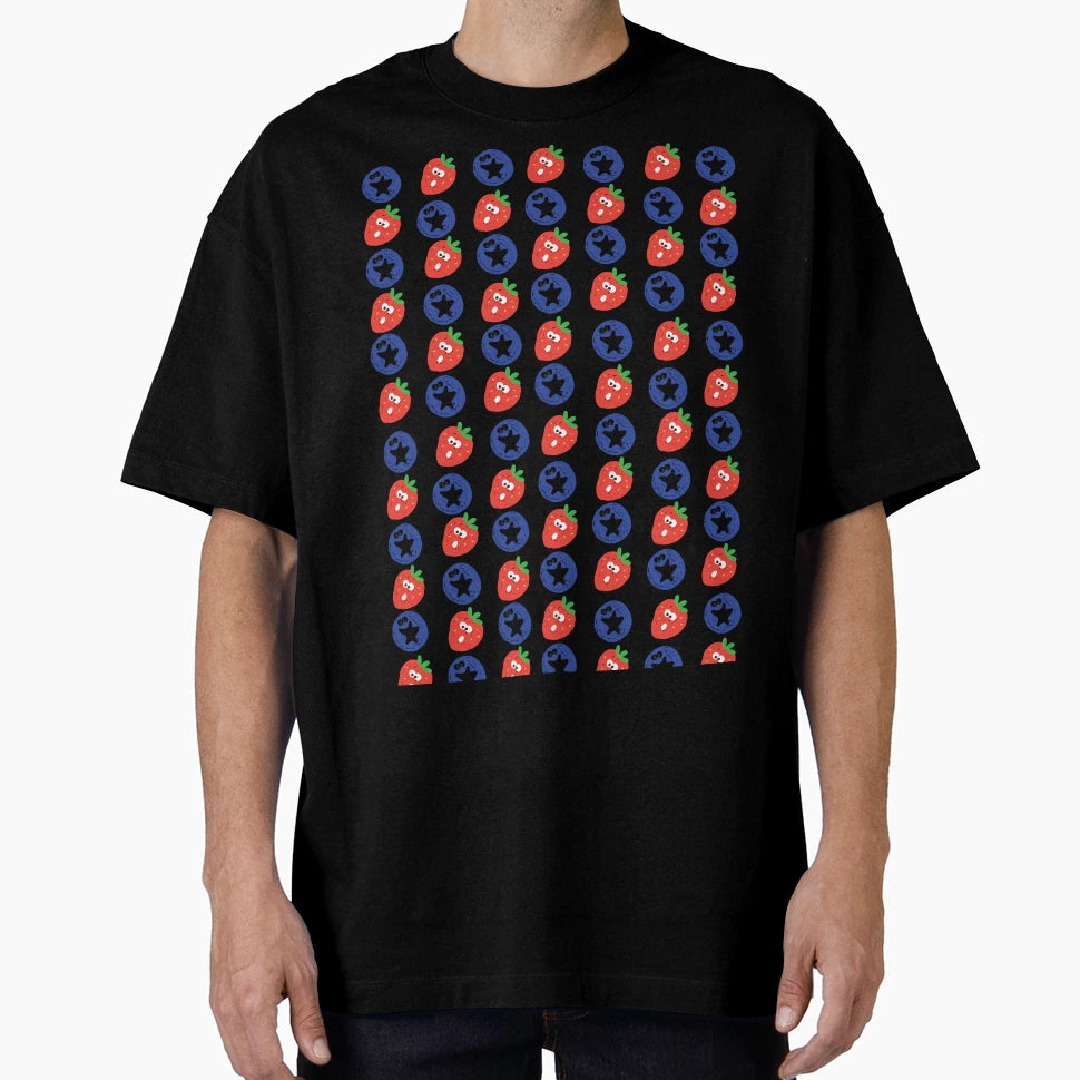 Fruits Berry Boo Patterns T-Shirt - Unique Graphic Men Women - T-Shirt, Sweatshirt, Hoodie