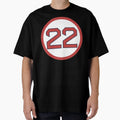 Rick Porcello 22 Jersey Number T-Shirt - Fun Novelty Design Unisex - T-Shirt, Sweatshirt, Hoodie