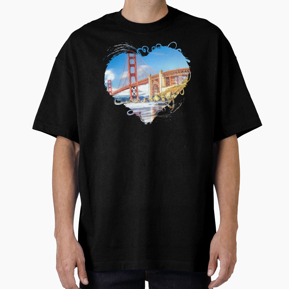 Golden Gate Bridge San Francisco T-Shirt - Casual Everyday Wear for Adults - T-Shirt, Sweatshirt, Hoodie